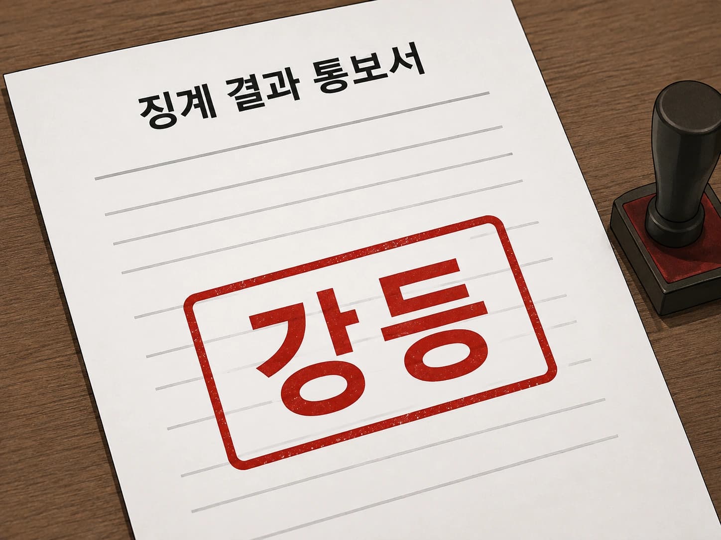 군인징계 결과 강등처분을 받은 의뢰인, 항고