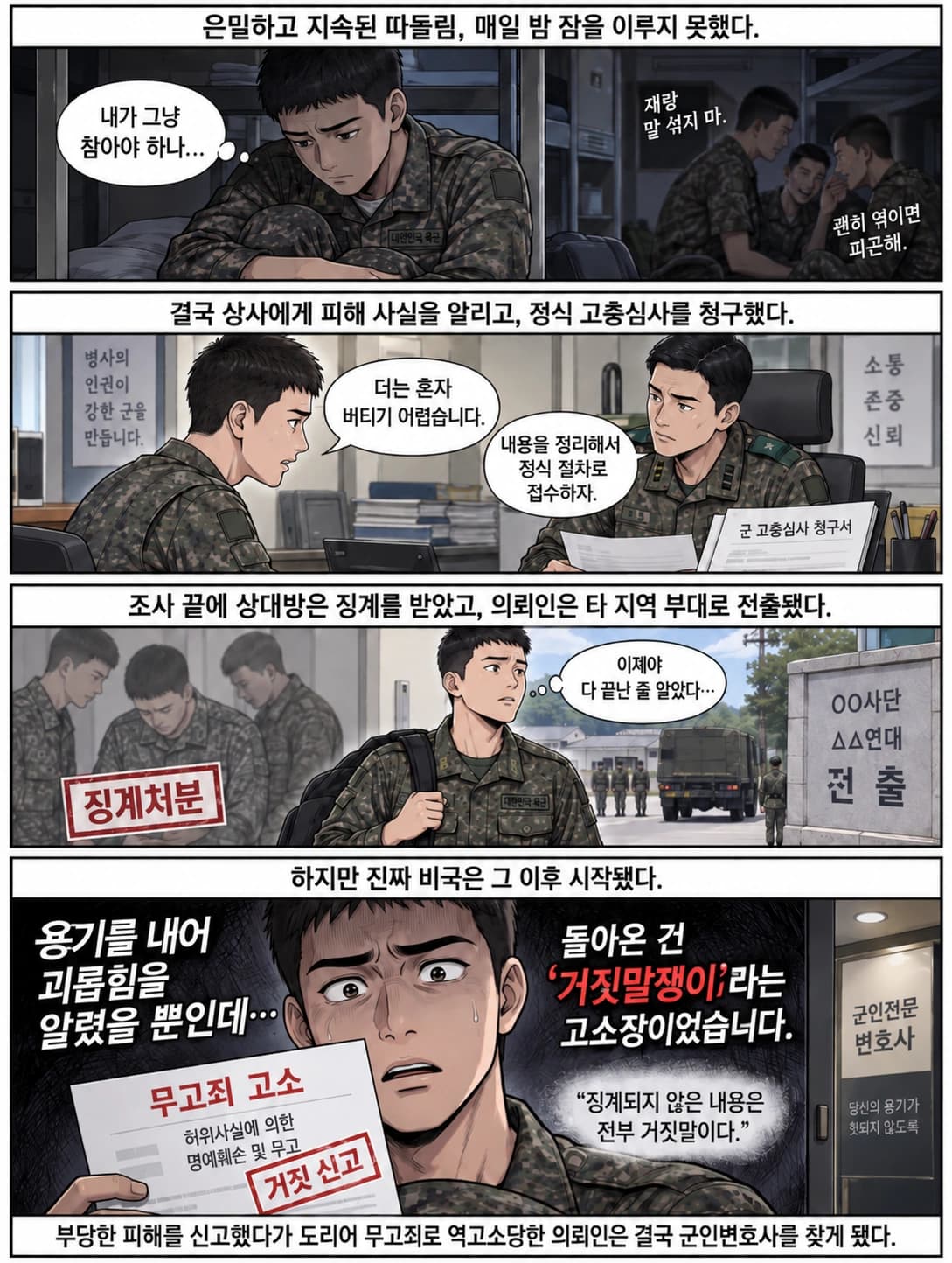 무고죄처벌 위기에 처한 의뢰인